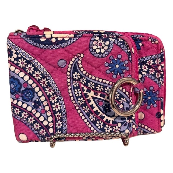 Vera Bradley Bowler, Tech, Double ID & Zip Around Wallets Set in Boysenberry - Picture 11 of 16